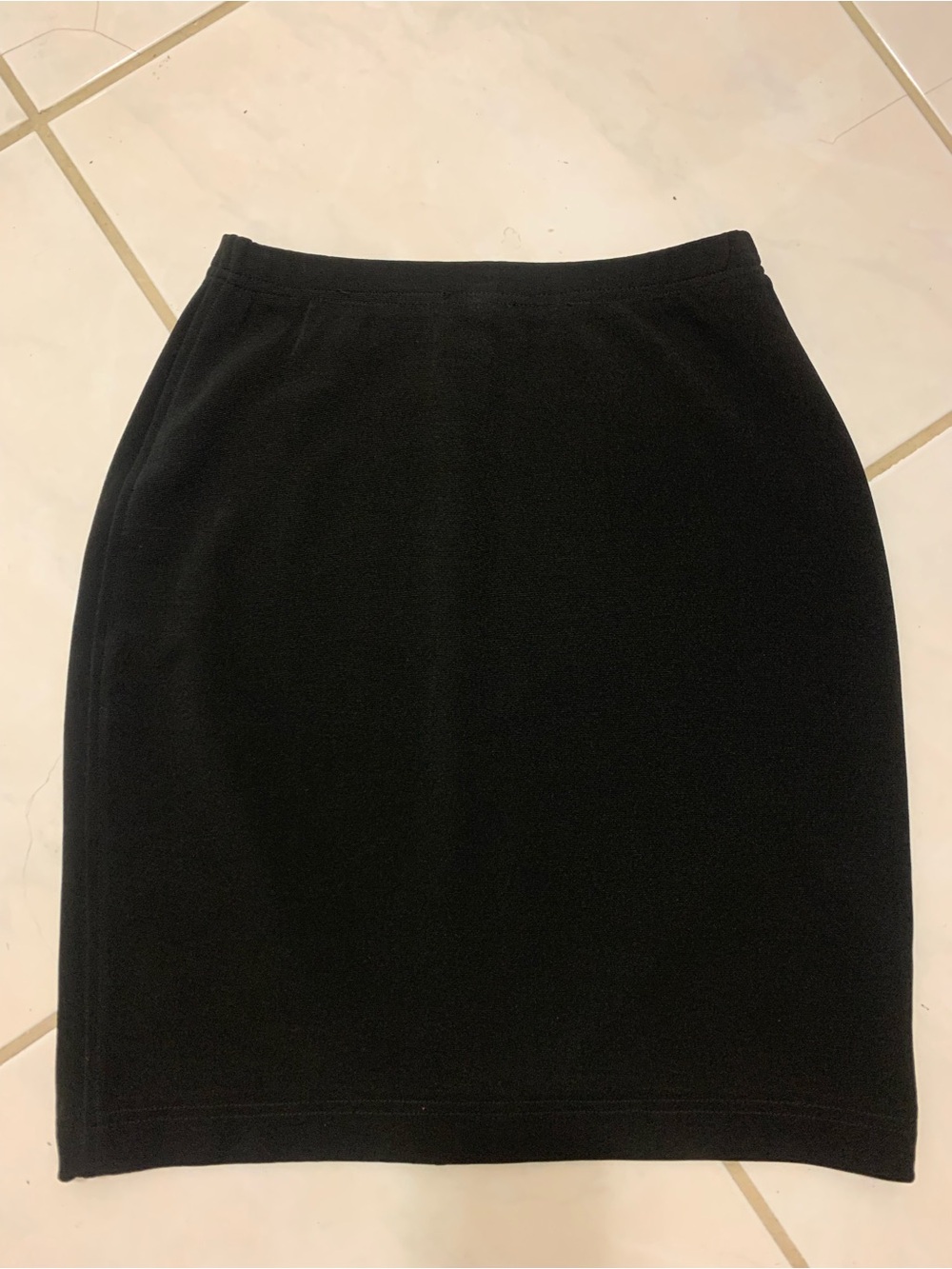 Classic Black Pencil Skirt - Women's